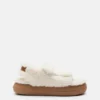 Shearling White Sandals Shearling White Sandals