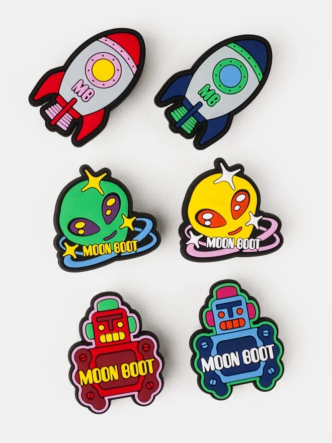 Shoe Charm Set Space Shoe Charm Set Space